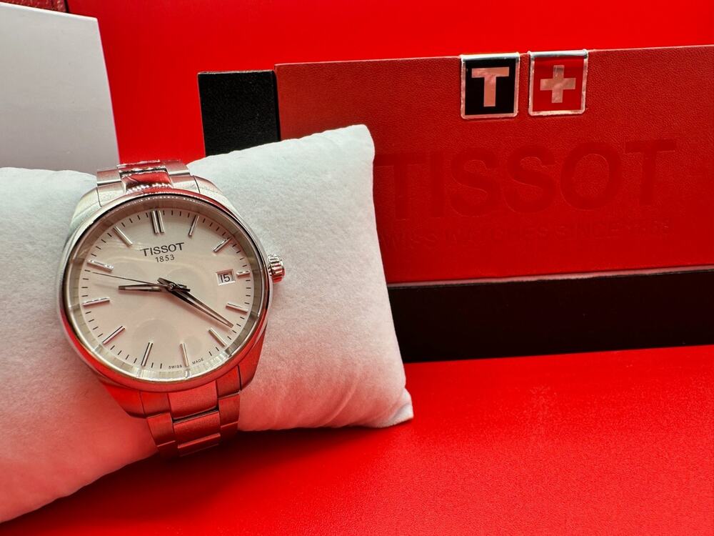 Tissot PR 100 Sapphire Crystal & Stainless Steel Band Watch T150210 New Battery